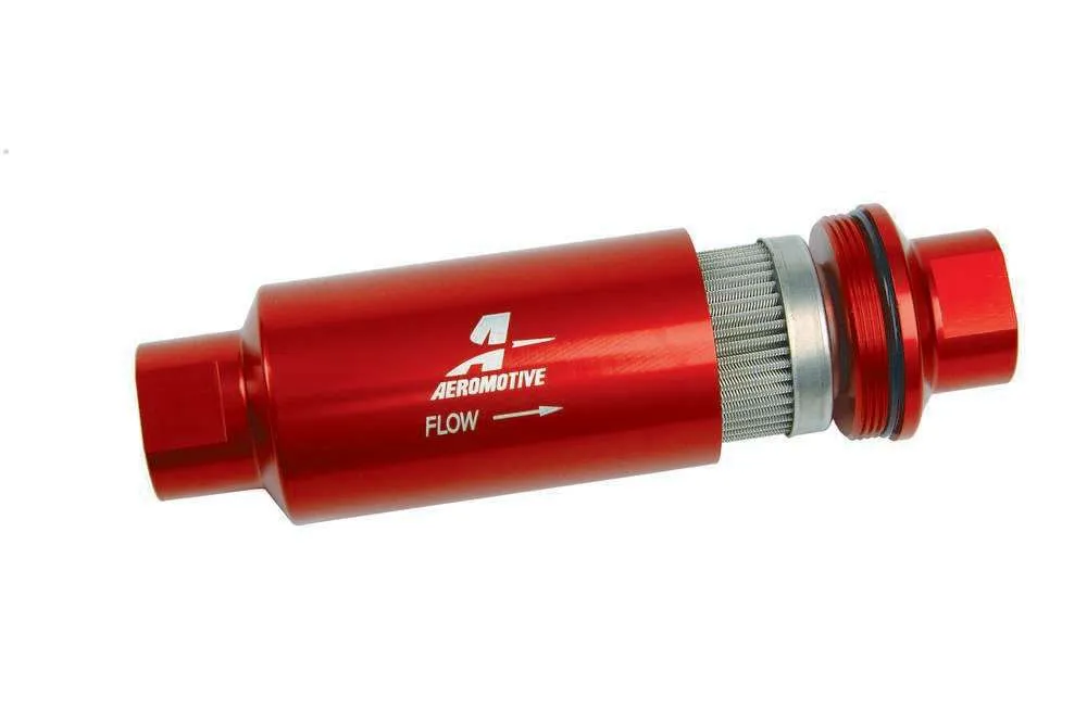 AEROMOTIVE Fuel Filter w/100-Micron S/S Element 12304