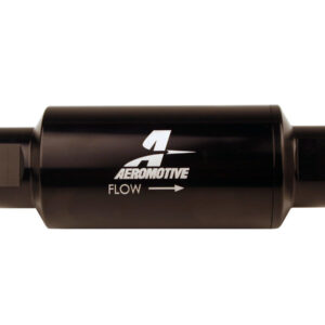 AEROMOTIVE #10-ORB Fuel Filter Inline 10 Mircon Black 12350