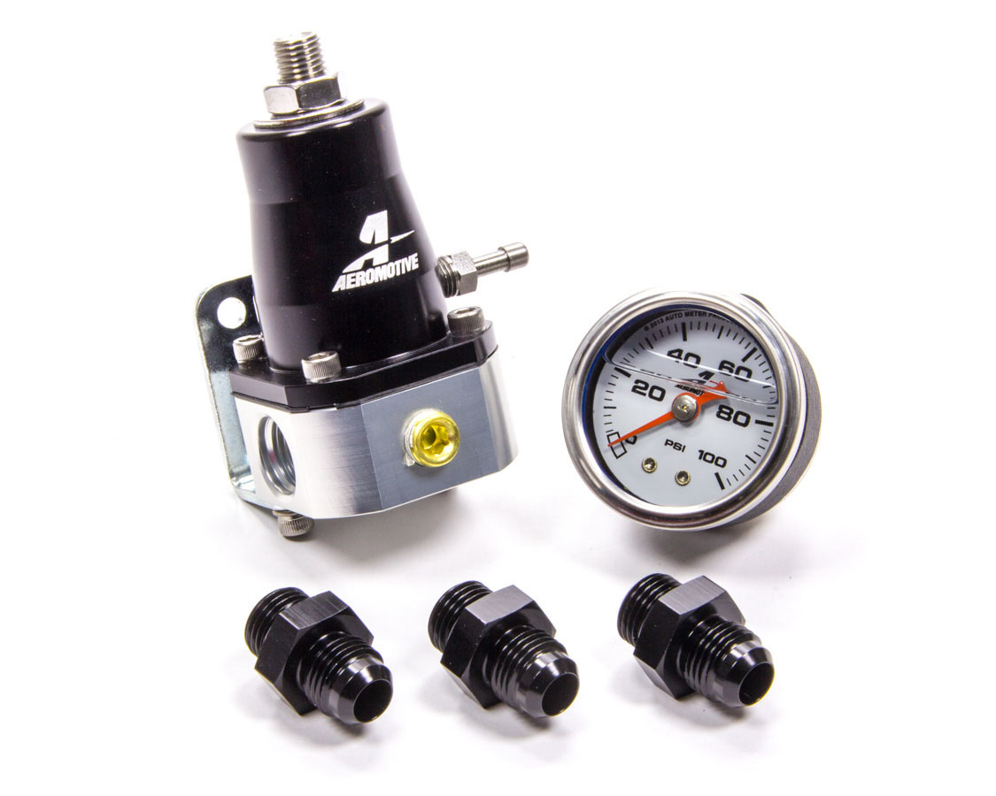 AEROMOTIVE EFI Regulator & Gauge Kit w/Fittings 13130