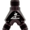 AEROMOTIVE Y-Block Fitting - 6an to 2 x -4an 15671