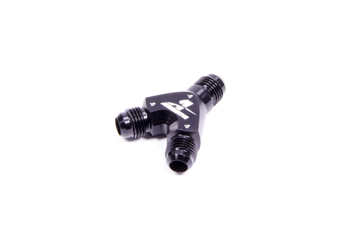 AEROMOTIVE Y-Block Fitting - 6an to 2 x -6an 15672