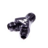 AEROMOTIVE Y-Block Fitting - 10an to 2 x -8an 15675