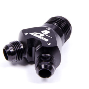 AEROMOTIVE Y-Block Fitting - 12an to 2 x -8an 15677