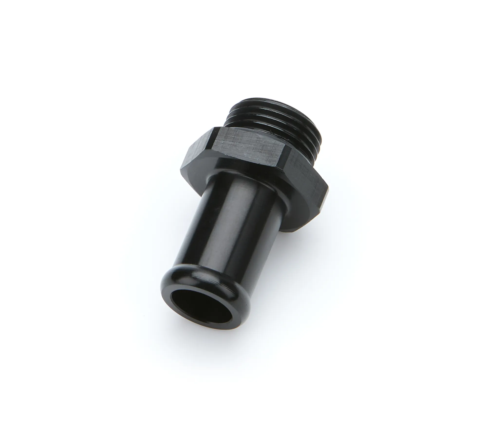 AEROMOTIVE Coolant Hose Fitting 8an to 5/8 Slip 1/4 Thru 15768