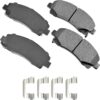 AKEBONO BRAKE CORPORATION ProACT Ultra-Premium Bra ke Pads - Front ACT1102