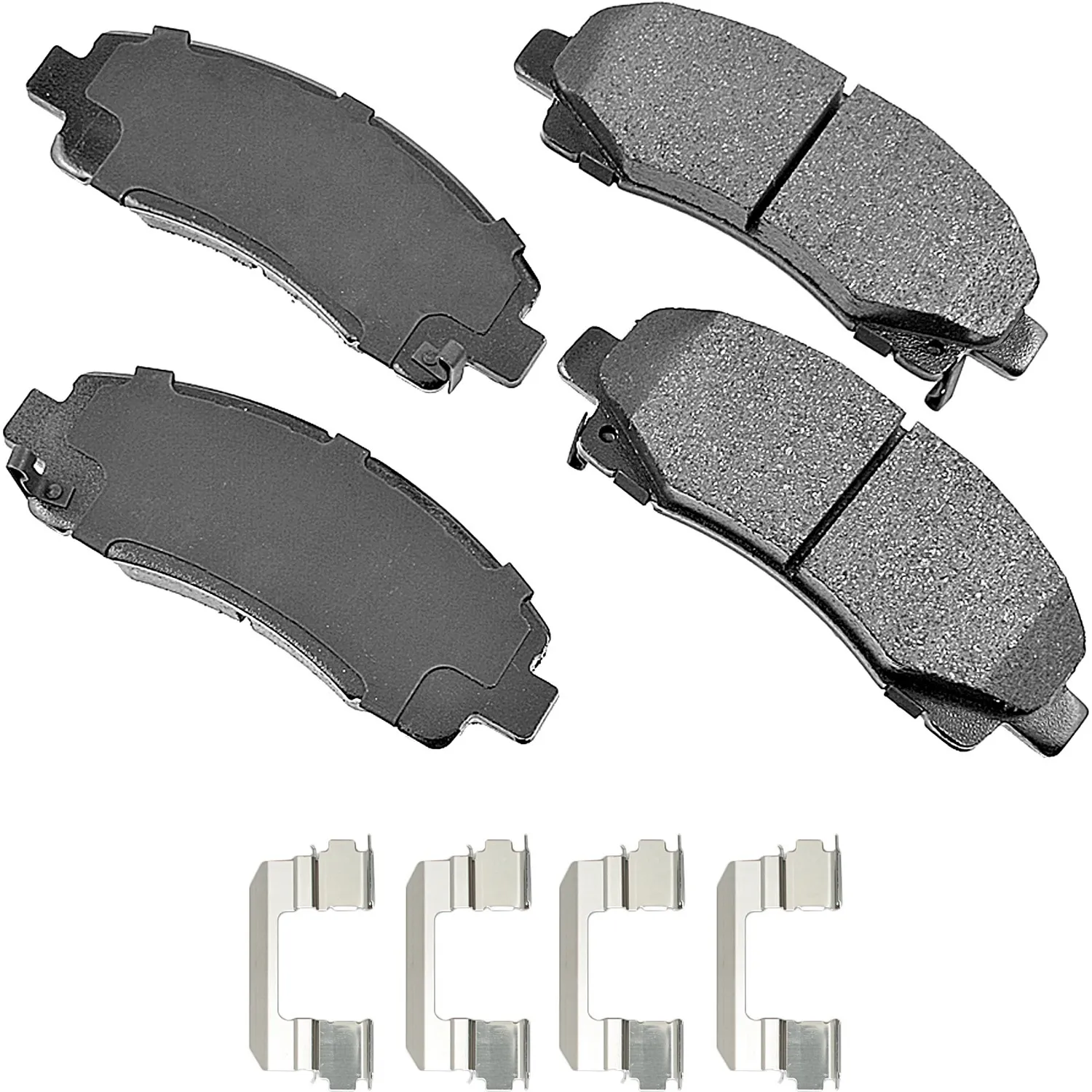 AKEBONO BRAKE CORPORATION ProACT Ultra-Premium Bra ke Pads - Front ACT1102
