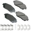 AKEBONO BRAKE CORPORATION ProACT Ultra-Premium Bra ke Pads - Front ACT906B