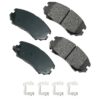 AKEBONO BRAKE CORPORATION ProACT Ultra-Premium Bra ke Pads - Front ACT924A