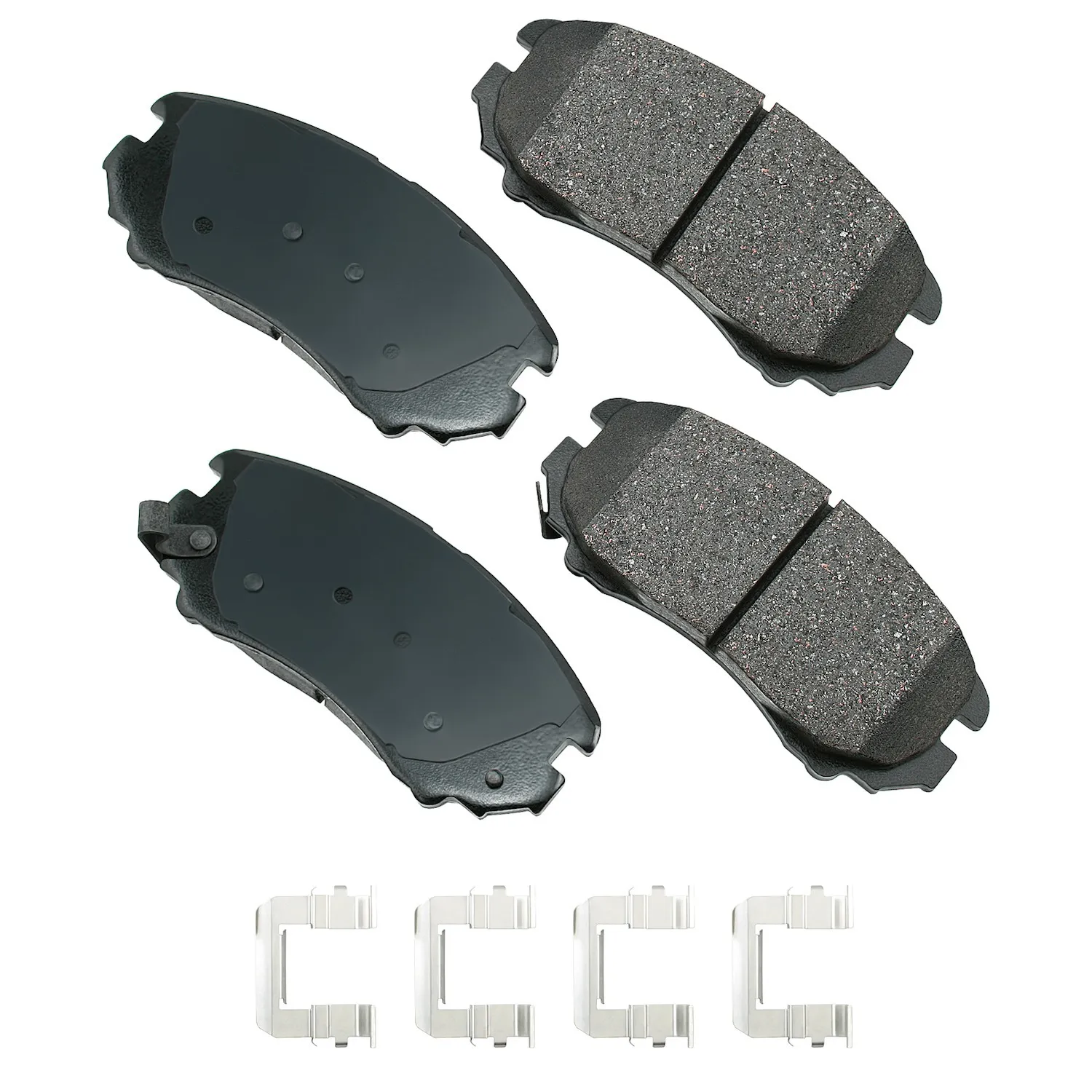 AKEBONO BRAKE CORPORATION ProACT Ultra-Premium Bra ke Pads - Front ACT924A