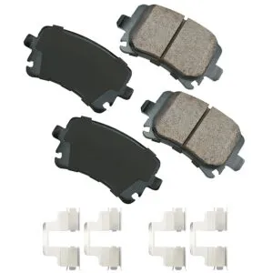 AKEBONO BRAKE CORPORATION Brake Pads Rear Audi A3 06-10 Quattro 06-09 EUR1348A