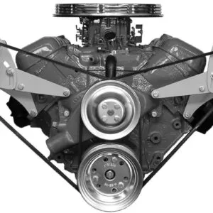 ALAN GROVE COMPONENTS Alt.Bracket BBC Short Pump Low Pro/Vette-Camar 218L