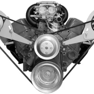 ALAN GROVE COMPONENTS ALT BRACKET SBC LWP DRIV ERS SIDE LOW PROFILE 223L