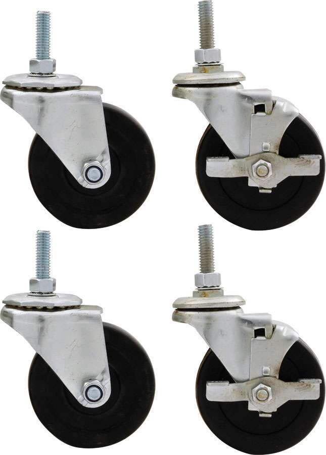 ALLSTAR PERFORMANCE Wheel Kit 3in Standard Duty Locking ALL10163