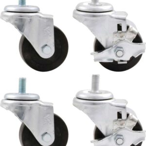 ALLSTAR PERFORMANCE Wheel Kit 3in Heavy Duty Locking ALL10165