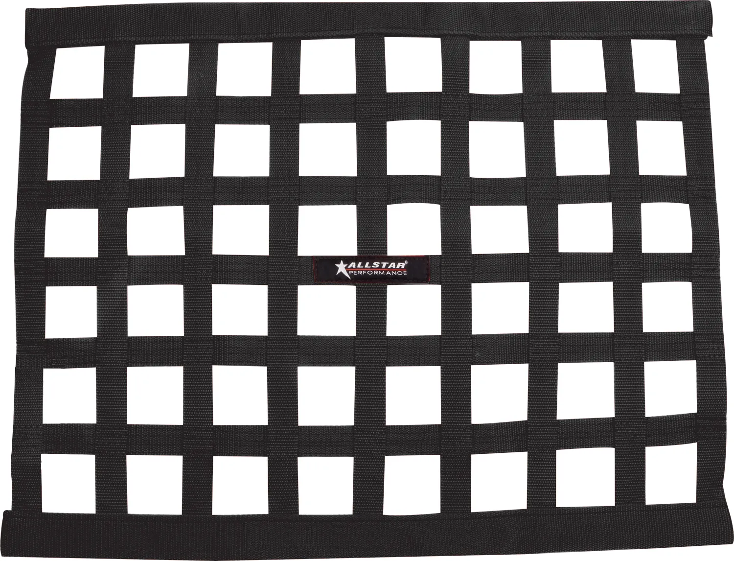 ALLSTAR PERFORMANCE Window Net Ribbon Style 18 x 24 Black Non-SFI ALL10284