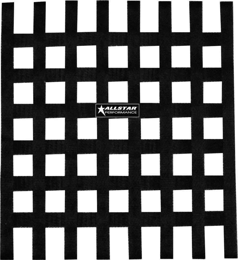 ALLSTAR PERFORMANCE Window Net Loop Style 18 x 18 SFI Black ALL10290