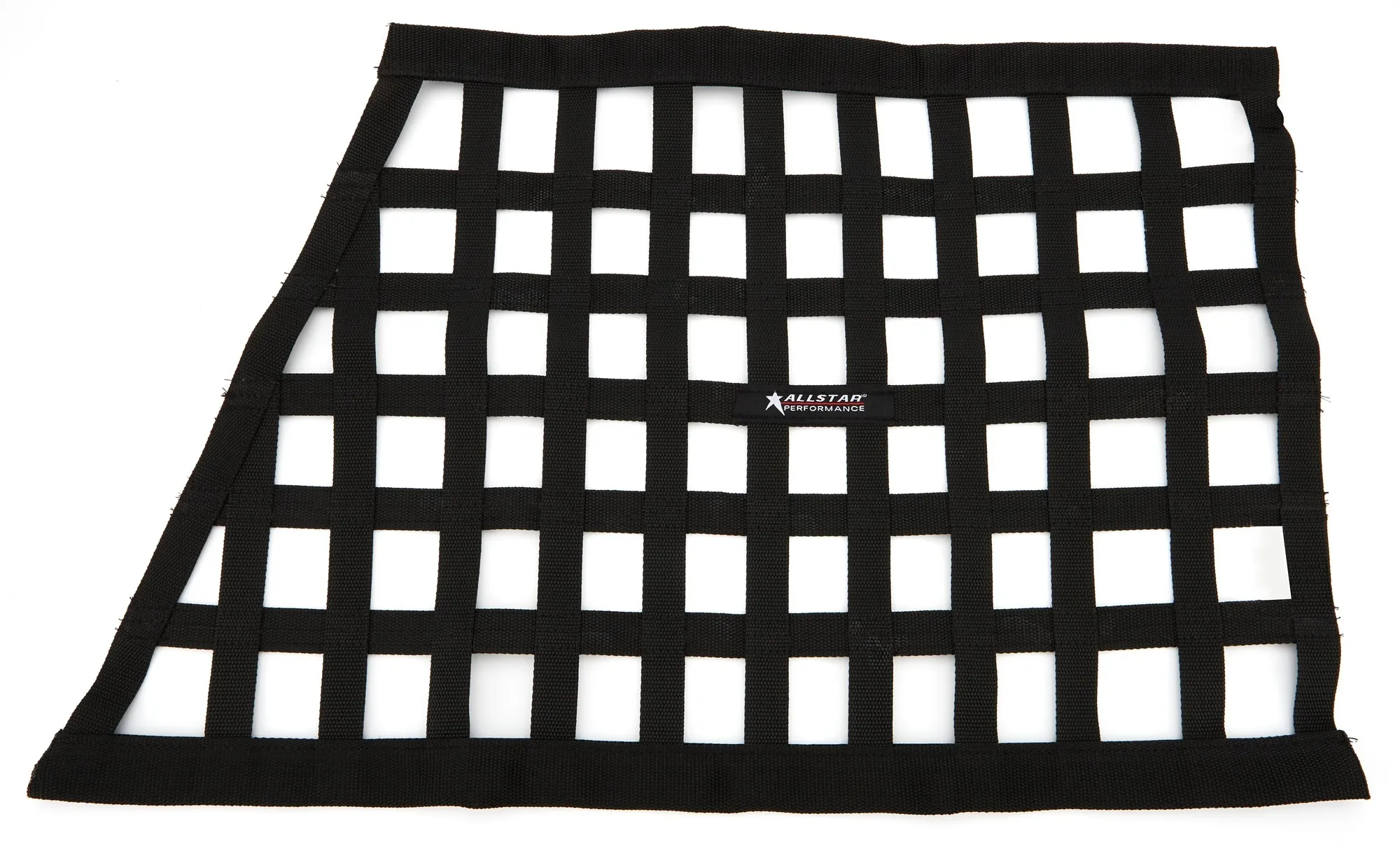 ALLSTAR PERFORMANCE Window Net Ribbon Style Angled Black Non-SFI ALL10293