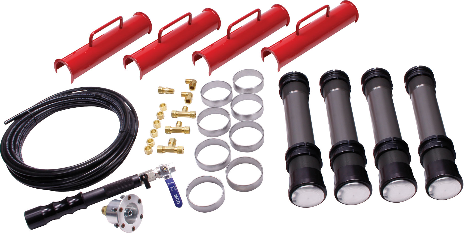 ALLSTAR PERFORMANCE Air Jacks Complete Kit 15.25in ALL11300