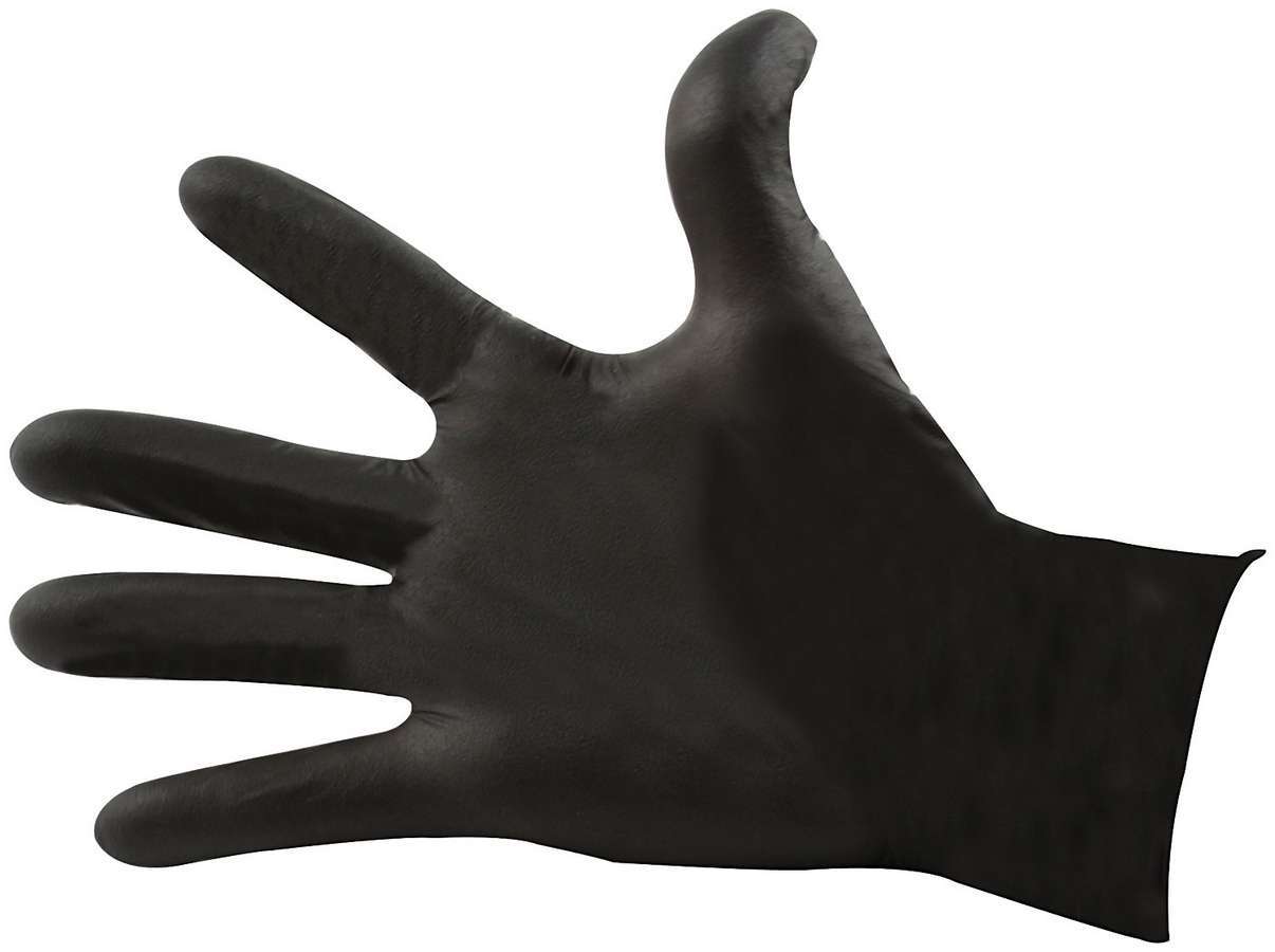 ALLSTAR PERFORMANCE Nitrile Gloves Black Large ALL12025