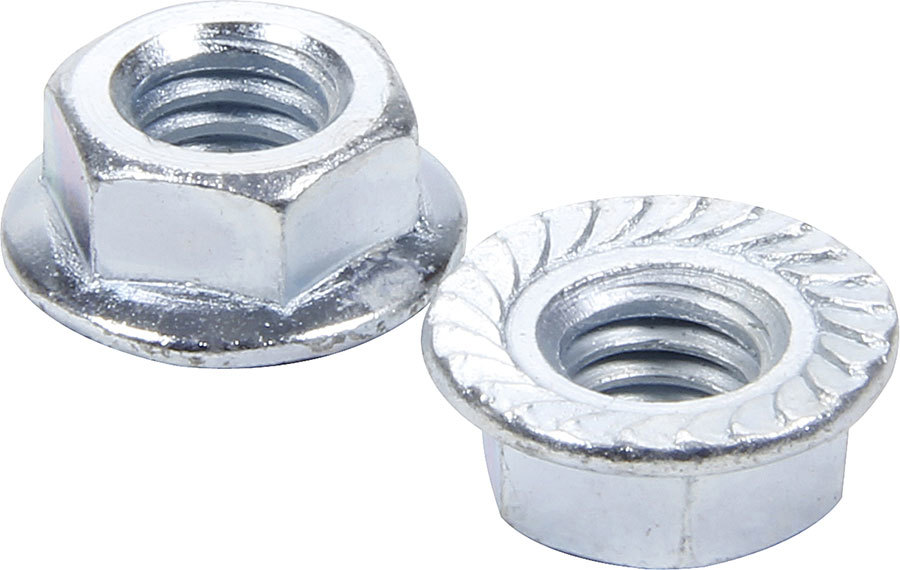 ALLSTAR PERFORMANCE Serrated Flange Nuts 5/16-18 10pk ALL16041-10