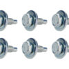 ALLSTAR PERFORMANCE Body Bolt 3/4in 10pk Silver ALL16552
