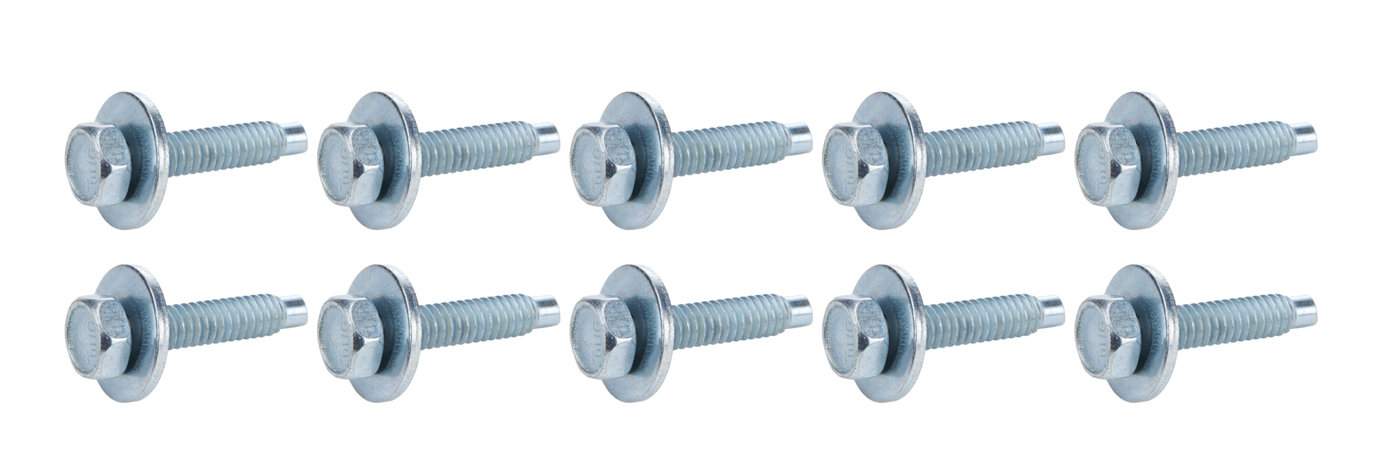 ALLSTAR PERFORMANCE Body Bolt 1-1/8in 10pk Silver ALL16555