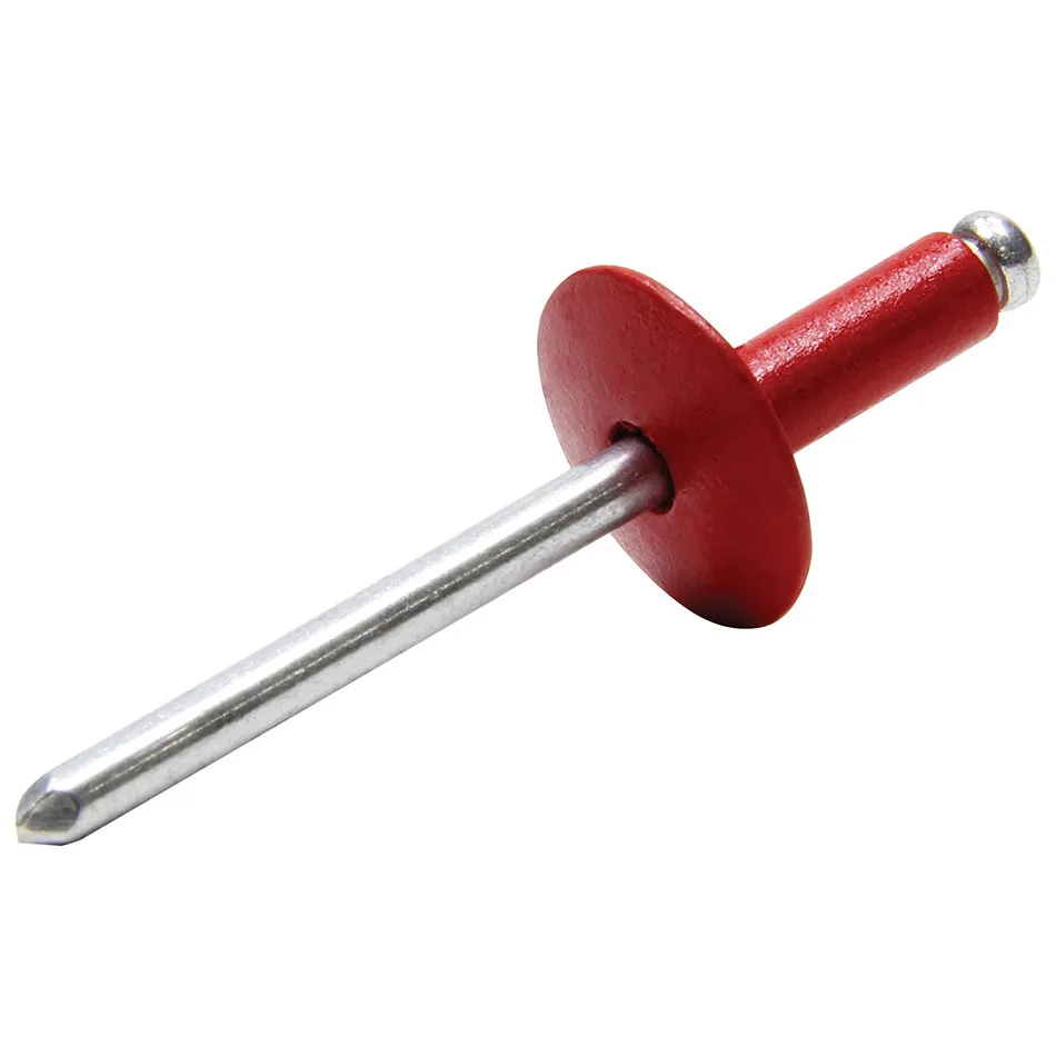 ALLSTAR PERFORMANCE Lg Hd Rivet Red Alum 250pk ALL18052