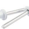 ALLSTAR PERFORMANCE Sm Hd Rivet White Alum 250pk ALL18116