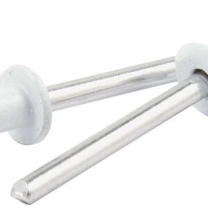 ALLSTAR PERFORMANCE Sm Hd Rivet White Alum 250pk ALL18116