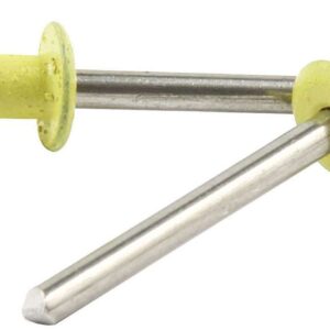 ALLSTAR PERFORMANCE Sm Hd Rivet Yellow Alum 250pk ALL18139