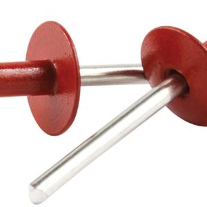 ALLSTAR PERFORMANCE Lg Hd Rivet Red Alum 250pk ALL18164