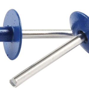 ALLSTAR PERFORMANCE Lg Hd Rivet Blue Alum 250pk Chevron ALL18177