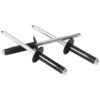 ALLSTAR PERFORMANCE Md Hd Rivet 250Pk Black Flange Type Alum Mandrel ALL18187