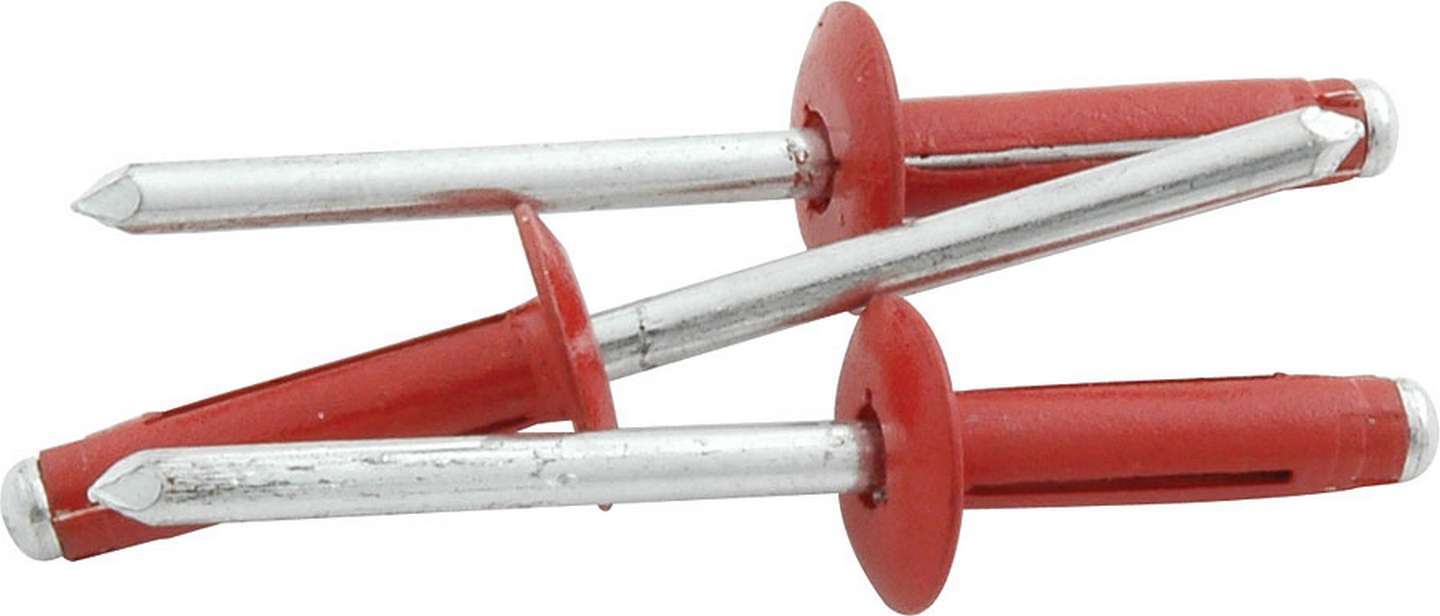 ALLSTAR PERFORMANCE Md Hd Rivet 250Pk Red Flange Type Alum Mandrel