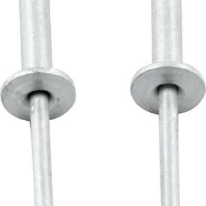 ALLSTAR PERFORMANCE 1/8in Alum Rivet Silver 100Pk Flange Type ALL18199