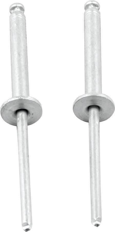 ALLSTAR PERFORMANCE 1/8in Alum Rivet Silver 100Pk Flange Type ALL18199
