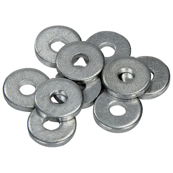 All Thread Washers ALLSTAR PERFORMANCE 1/8in Back Up Washers 500Pk Aluminum ALL18200