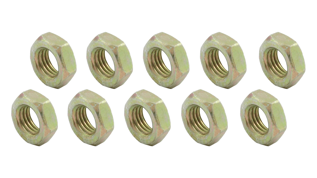 ALLSTAR PERFORMANCE 3/8-24 LH Steel Jam Nuts 10pk ALL18255-10
