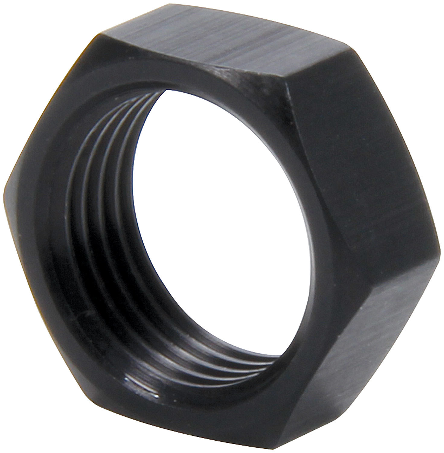ALLSTAR PERFORMANCE 3/4-16 RH Alum Jam Nuts Thin OD Black 4pk ALL18288