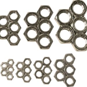ALLSTAR PERFORMANCE LH Jam Nut Assortment Steel ALL18291