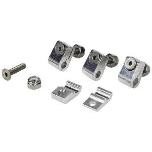 ALLSTAR PERFORMANCE 2pc Alum Line Clamps 3/16in 4pk ALL18320