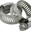 ALLSTAR PERFORMANCE Hose Clamps 1in OD 2pk No.10 ALL18332