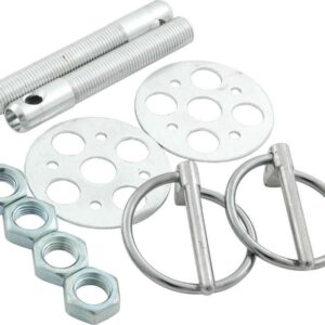 ALLSTAR PERFORMANCE LW Alum Hood Pin Kit 3/8in Silver ALL18472