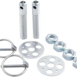 ALLSTAR PERFORMANCE LW Alum Hood Pin Kit 1/2in Silver ALL18476