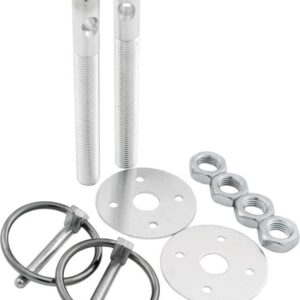 ALLSTAR PERFORMANCE Alum Hood Pin Kit 3/8in Silver ALL18480