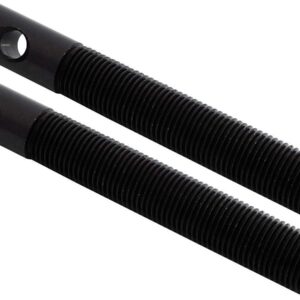 ALLSTAR PERFORMANCE Alum Hood Pins 1/2in 1/4in Holes Black 2pk ALL18511