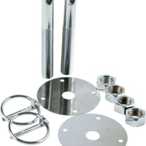 ALLSTAR PERFORMANCE Steel Hood Pin Kit w/ 3/16in Flip-Over Clips ALL18512