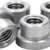 ALLSTAR PERFORMANCE Weld On Nuts 1/2-13 Short 4pk ALL18551
