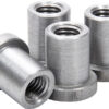 ALLSTAR PERFORMANCE Weld On Nuts 1/2-13 Long 4pk ALL18552