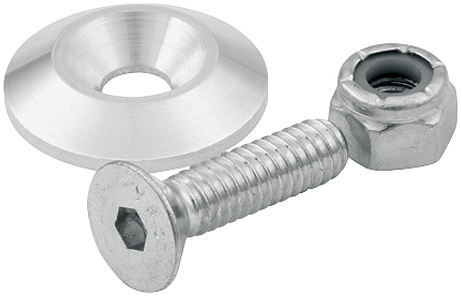 ALLSTAR PERFORMANCE Countersunk Bolts 1/4in w/ 1in Washer 10pk ALL18632